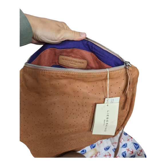 Liesbeskind Perforated Leather Hobo Purse - Picture 6 of 9